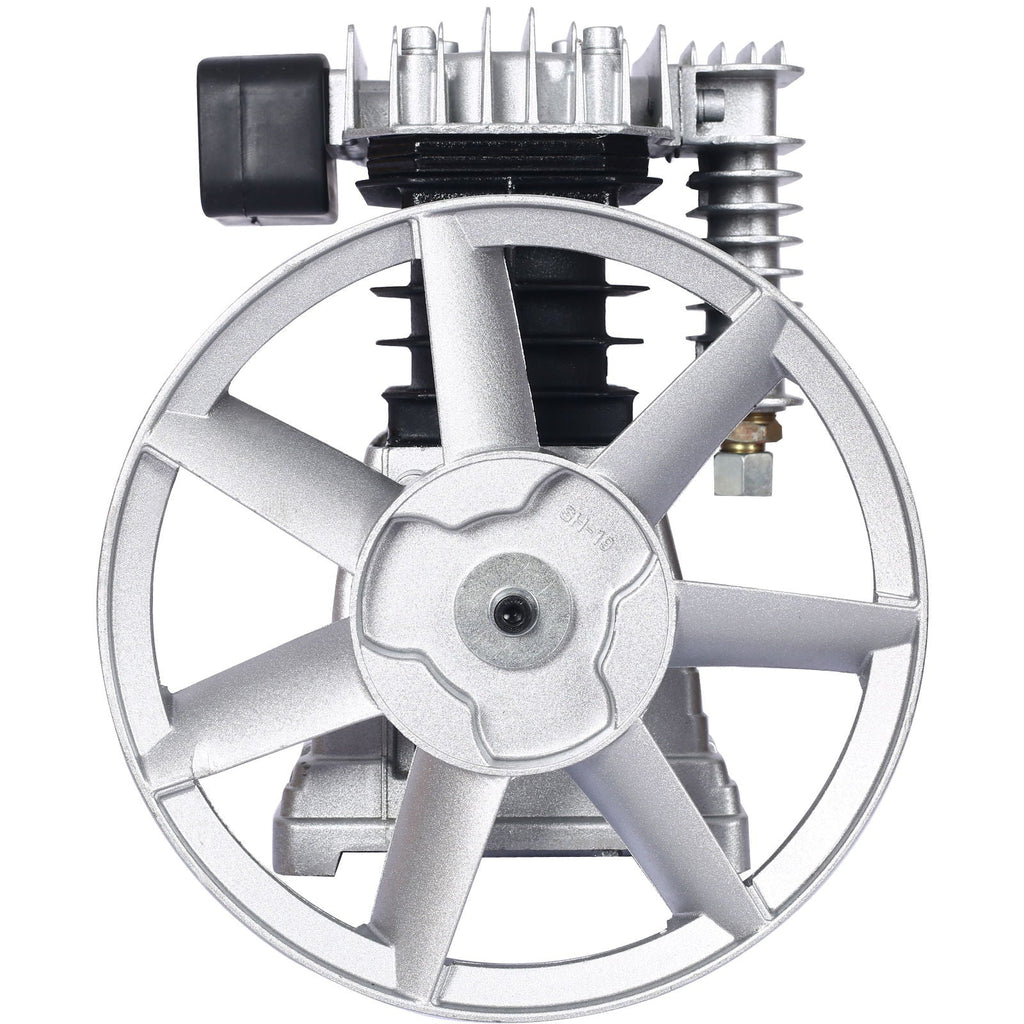 Piston 3Hp Air Compressor Head Pump with 2.2Kw Power - Silver