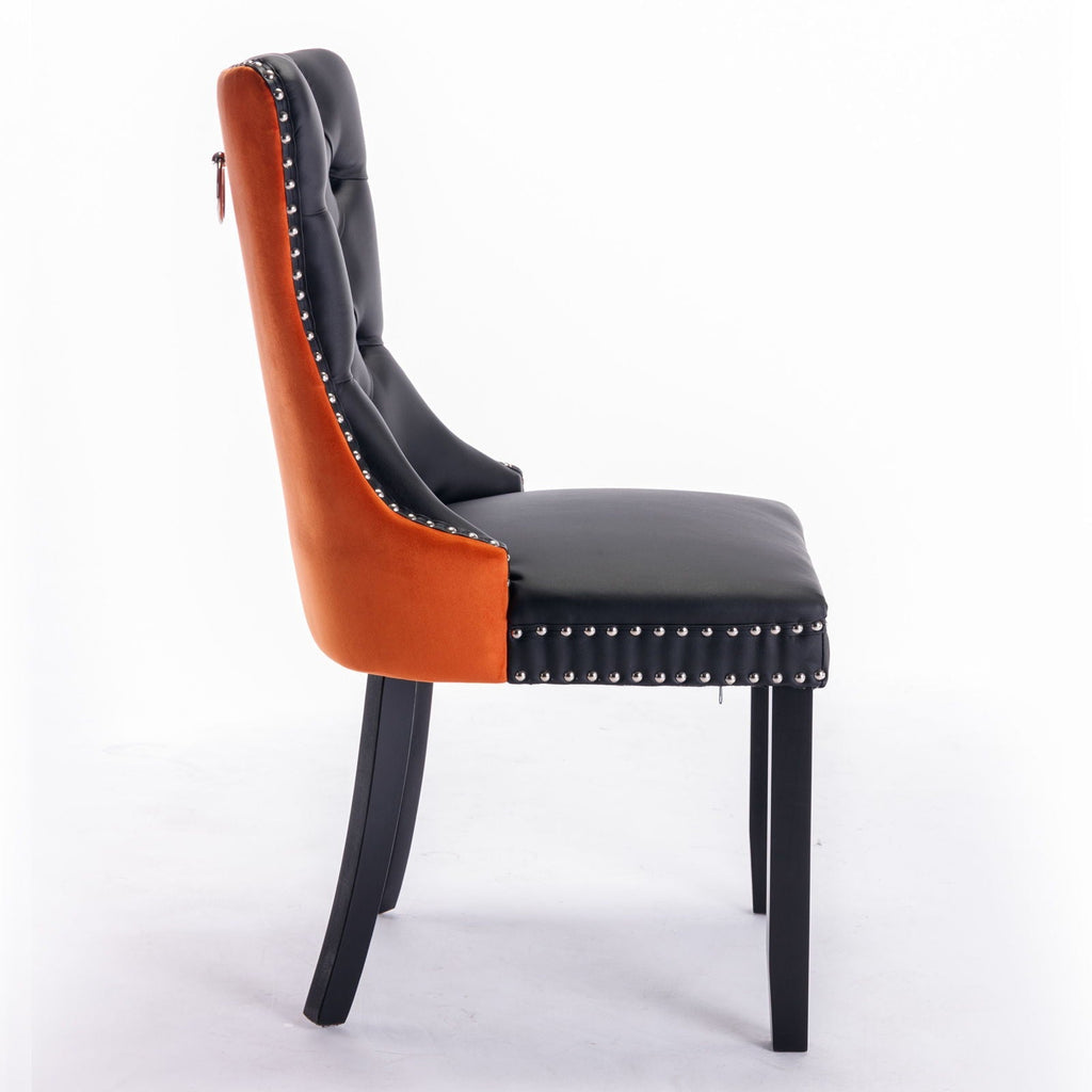 Nikki Modern Upholstered Dining Chair Set of 2