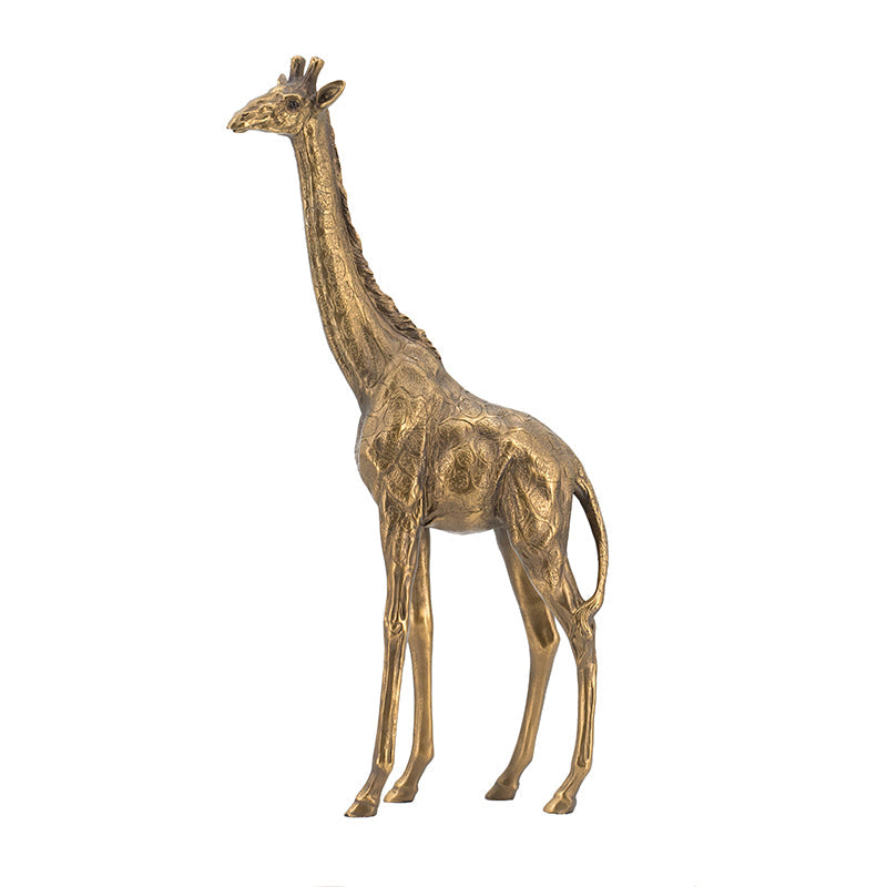 Giraffe Statuette, Animal Statue Decor