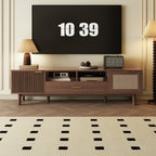 TV Stand for 75" TVs with Soft-Closing Doors - Dark Brown