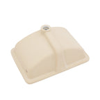 Modern Ceramic Undermount Bathroom Sink with Overflow - White or Black