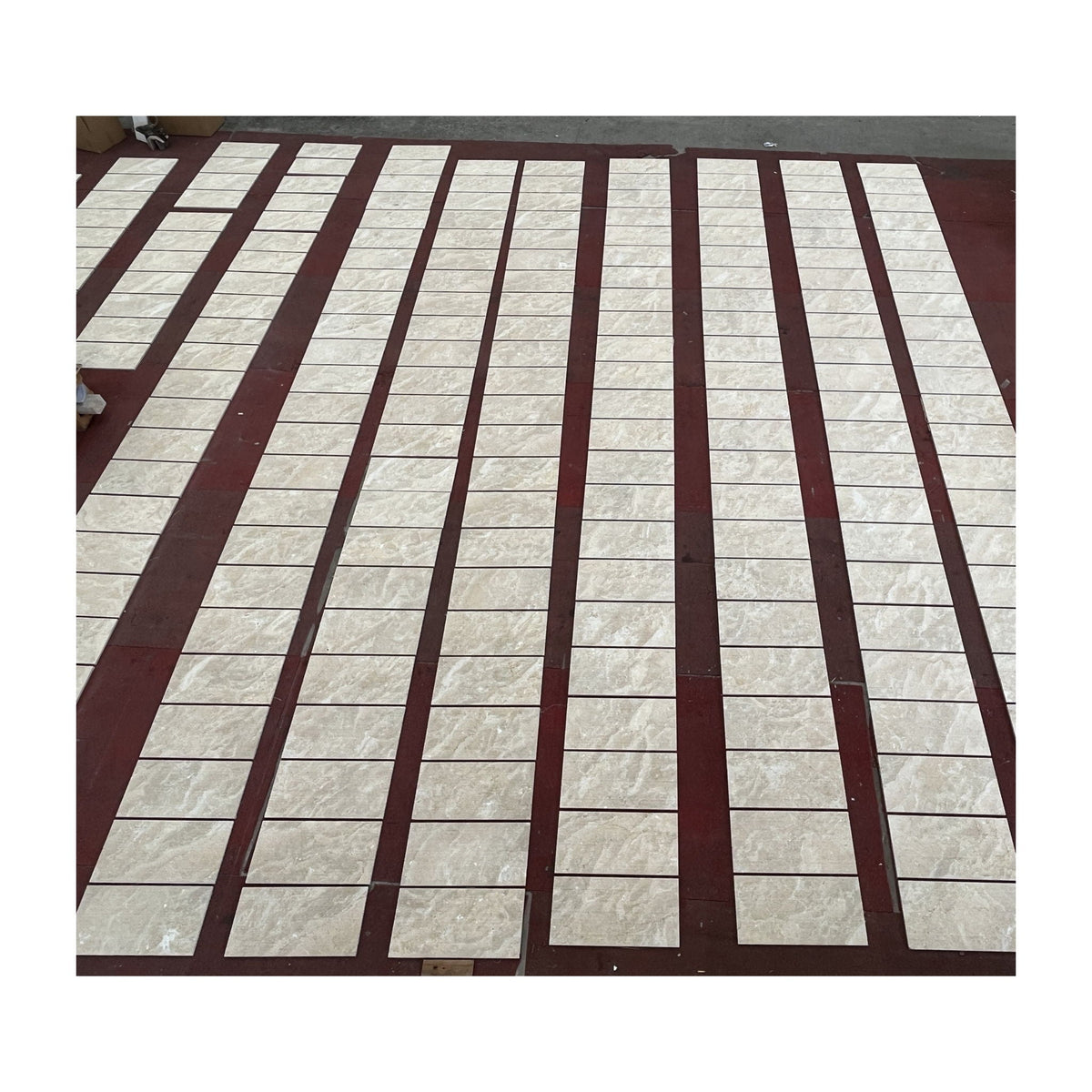 Textured 3D Decorative Tiles with Polished Marble Surface - Yellow, Gray, or White