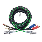 12FT Semi Truck Air Lines Kit with Glad Hands and 7-Way ABS Power Line