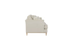 Stationary Sofa With Reversible Cushions and Two Pillows - Gray or White