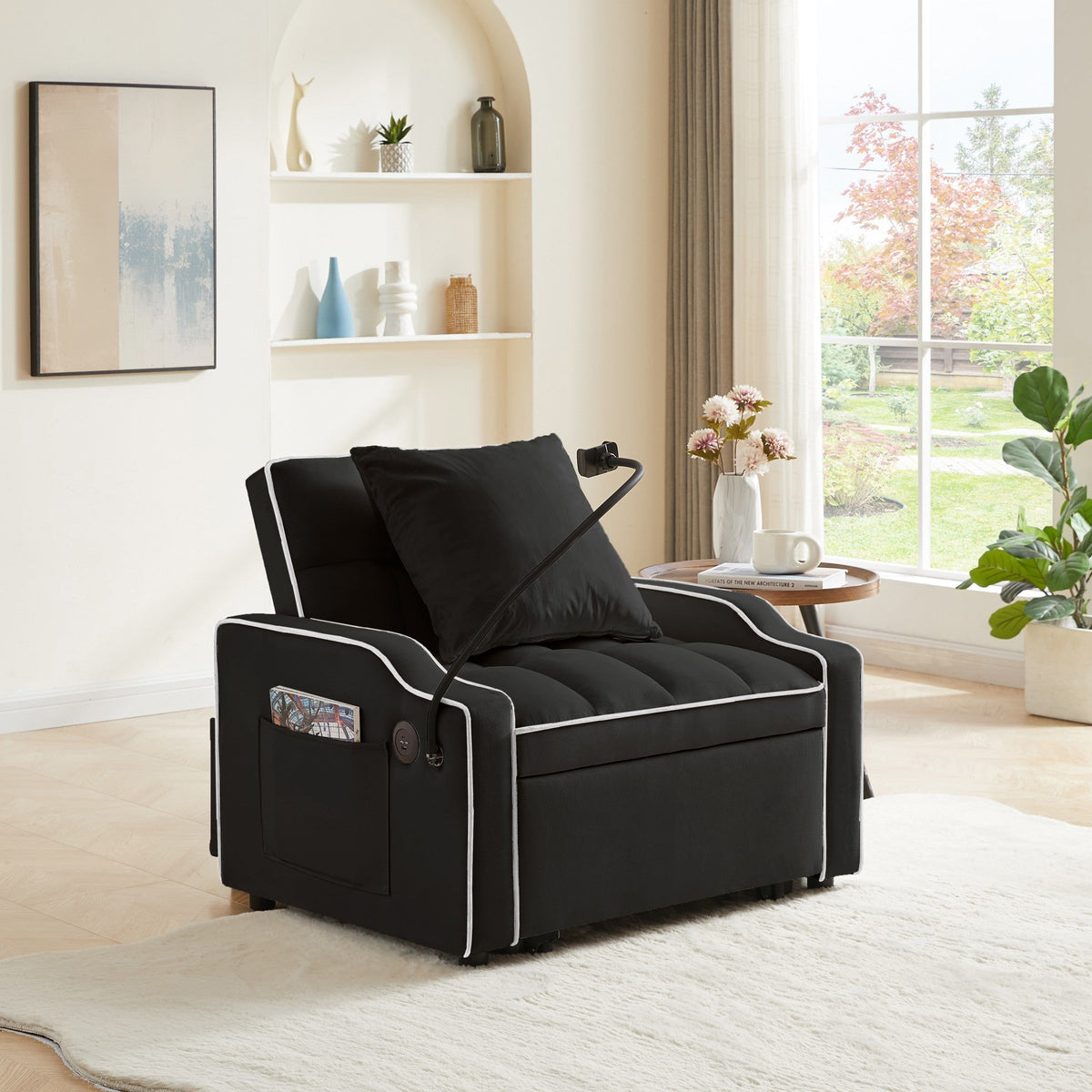 3-in-1 Convertible Sleeper Sofa Chair