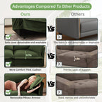 Modern Slipcovered 2-Seat Sofa