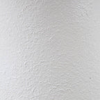 Textured Ceramic Table Lamp with Fluted Fabric Shade - White
