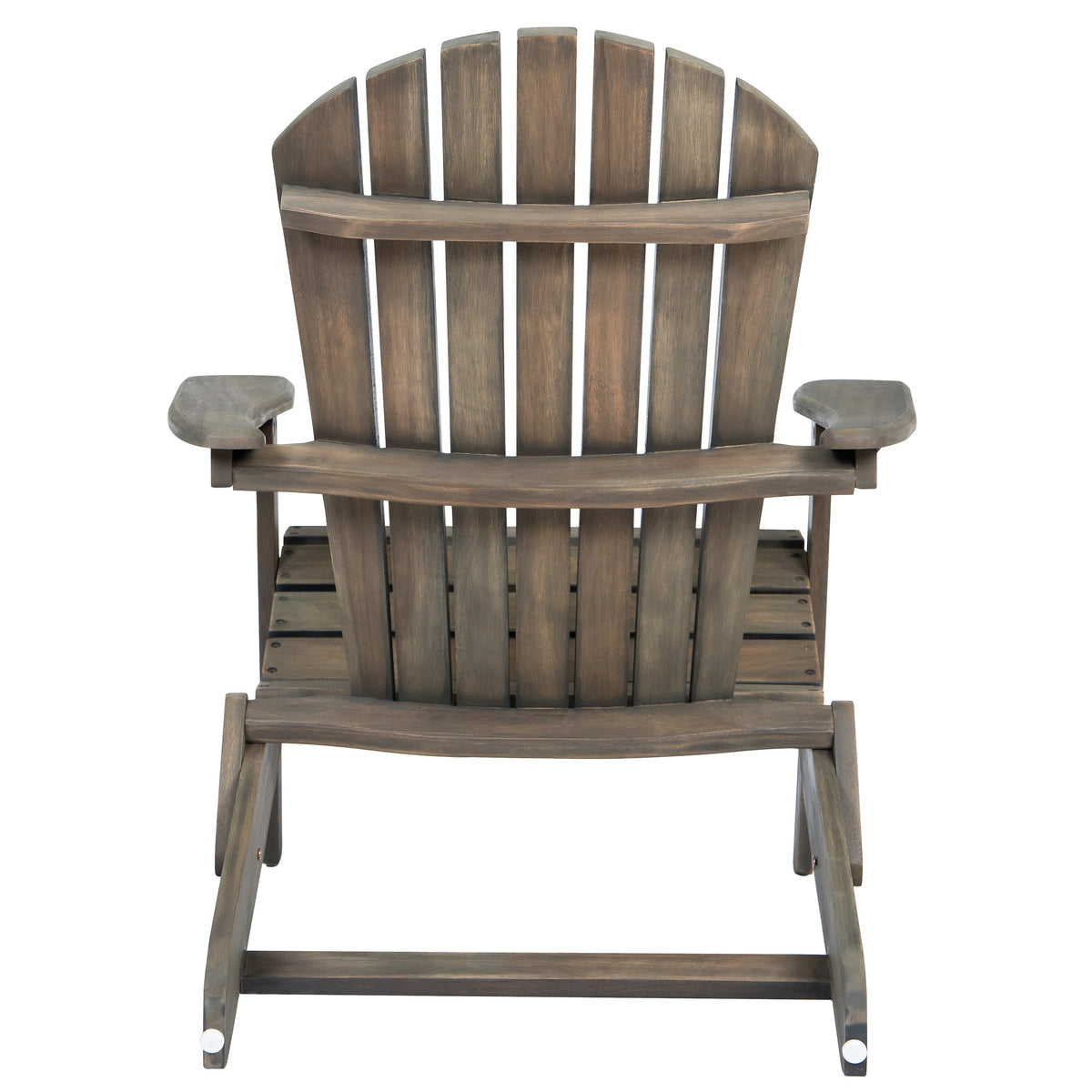 Malibu Adirondack Chair with Foldable Design - Gray