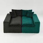 Multifunctional Stationary Sofa with Adjustable Layout - Choice of Color