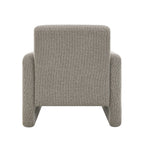 Gray Accent Chair with Pocket Coil Support - Glenda