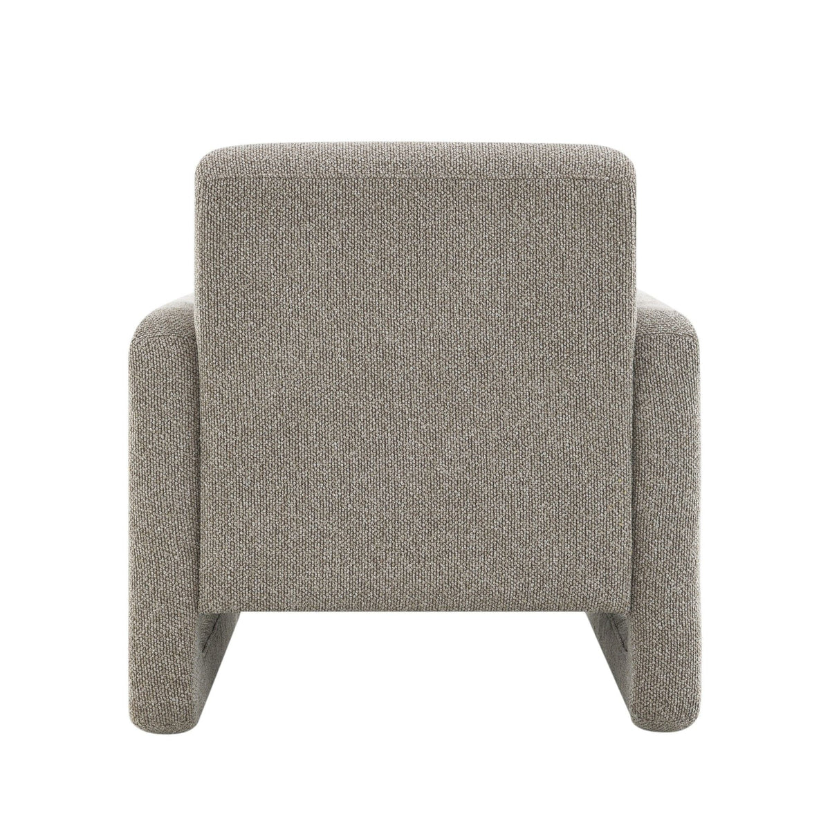 Gray Accent Chair with Pocket Coil Support - Glenda