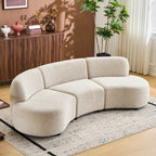 Cozelle 3-Piece Modern L Shape Sectional Cloud Couch