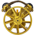 V Type Dual Cylinder Air Compressor Pump Head with 5.5HP, 21CFM - Golden