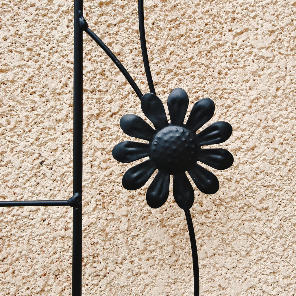 Metal Garden Trellis 2 Pack with Rustproof Finish – Black or Brown