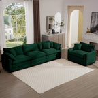 Oversized Deep-Seat Fabric Sofa & Chair Sets
