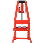 6-Ton Benchtop Hydraulic A-Frame Shop Press with Adjustable Height - Red, Black, Green, or Orange