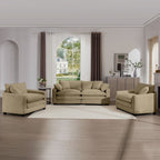Oversized Deep-Seat Fabric Sofa & Chair Sets
