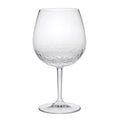 Tritan Unbreakable Wine Glass Set with Hammer Design – Clear, 22oz, BPA-Free