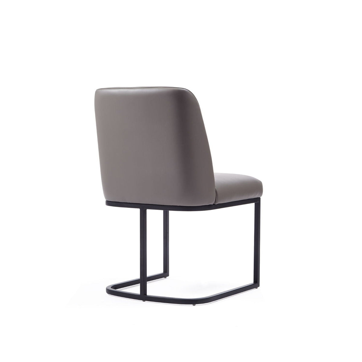Serena Dining Chair with Geometric Metal Base - Available in Multiple Colors