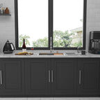 Stainless Steel Drop In Kitchen Sink with Workstation - Gray or Gold