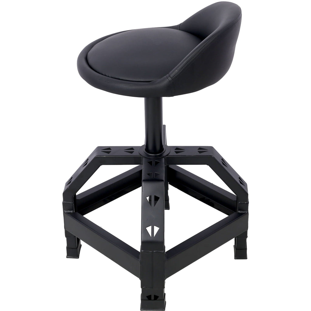 Pneumatic 360 Degree Swivel Mechanics Stool with Adjustable Height - Red or Black
