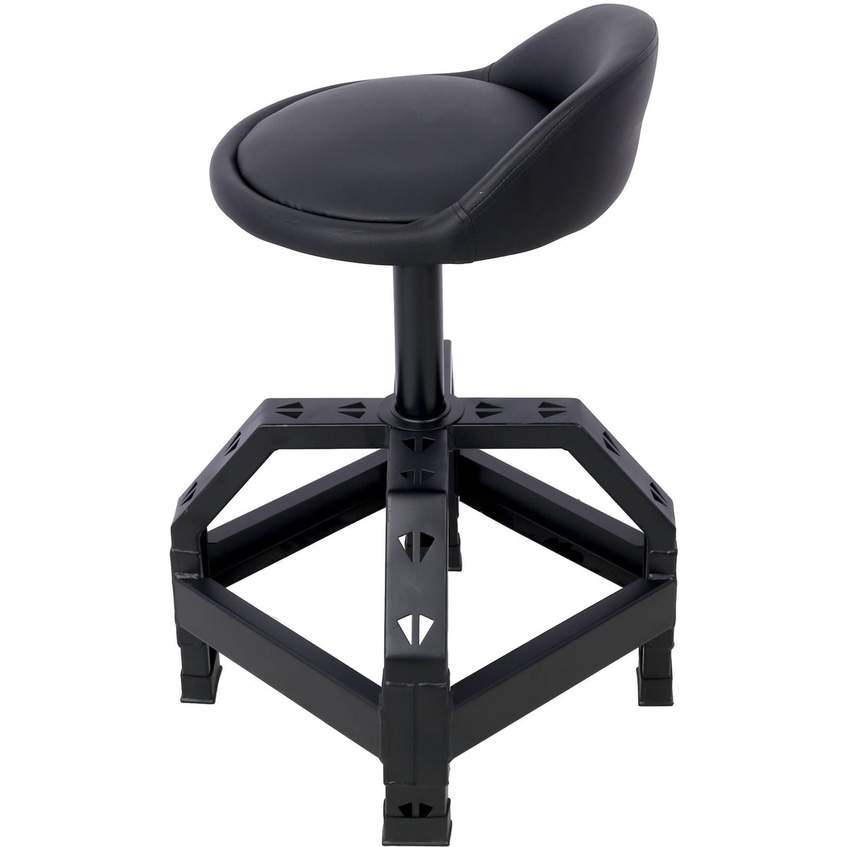 Pneumatic 360 Degree Swivel Mechanics Stool with Adjustable Height - Red or Black