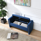 Modern Teddy Upholstered Bed End Bench with Storage - Multiple Colors