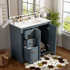 Bathroom Vanity With Sink Combo, Storage Cabinet, Freestanding Set
