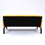 Foldable Sofa Bed with Cup Holder and Solid Wood Frame - Multiple Colors