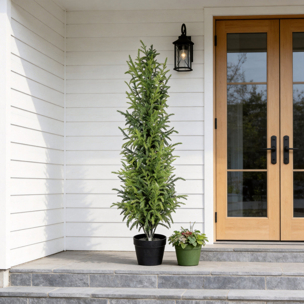 4' Artificial Real Touch Pine Tree with Realistic Detailing - Green