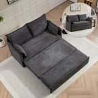 Convertible Sleeper Sofa Bed with Storage and USB/C Charging - Fabric