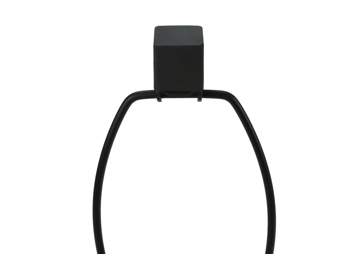 Transitional Table Lamp with USB Port – Black