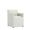 Square Armchair with Upholstered Seat - Available in Multiple Colors