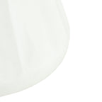 Antique White Concrete Outdoor Side Table with Weather-Resistant Durability