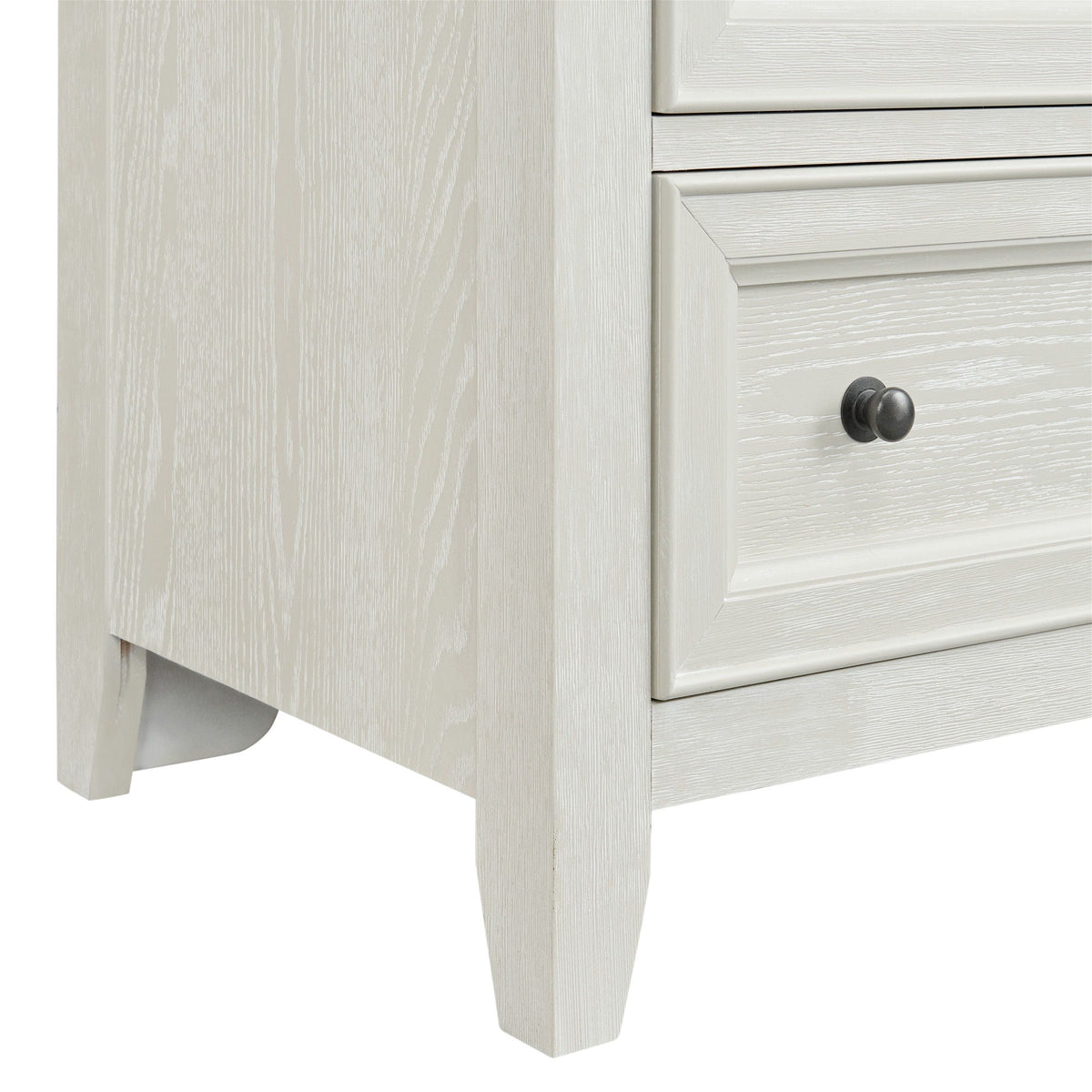 6 Drawer Chest with Smooth Slides - Black or White