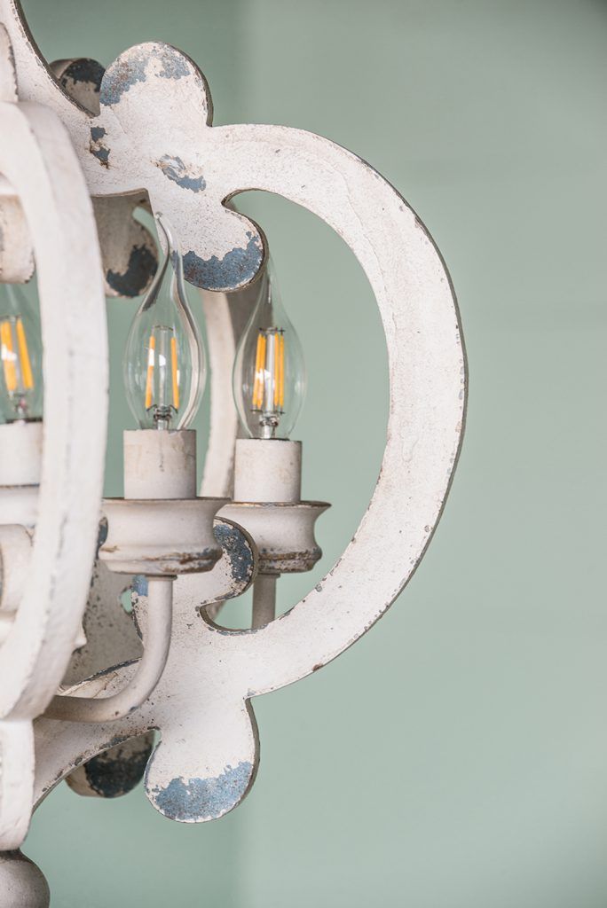 Farmhouse Chandelier with Adjustable Chain - Multiple Colors
