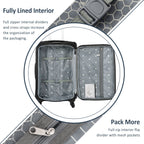 Expandable Softside Luggage 3 Piece Set with Spinner Wheels - Multiple Colors