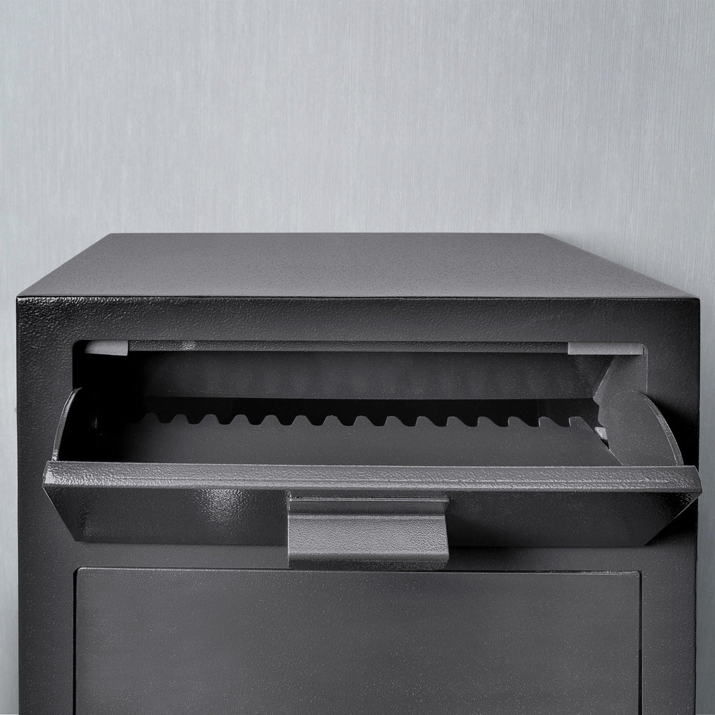 Durable Keypad Depository Safe with Dual PIN Access - Black