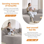 Combined Sofa with 4 Pillows