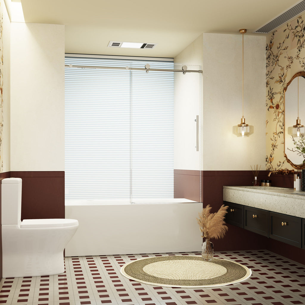 Frameless Single Sliding Soft Close Shower Doors