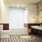 Frameless Single Sliding Soft Close Shower Doors