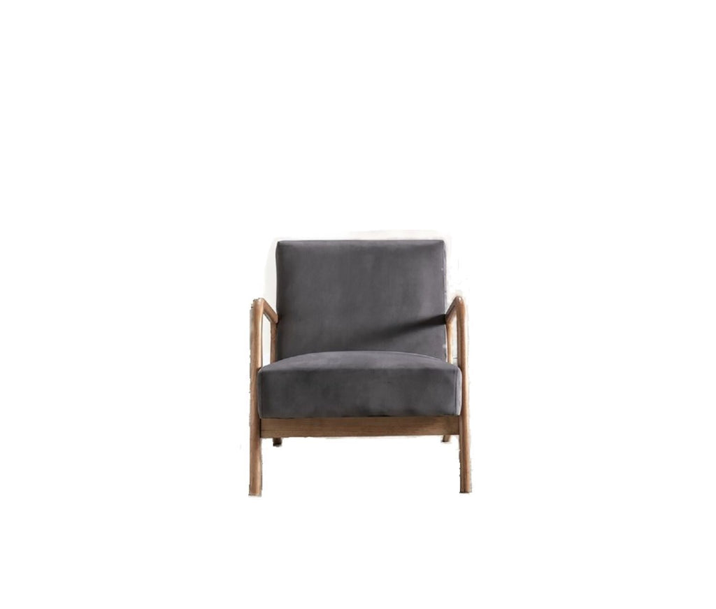 Mid-Century Modern Accent Chair with Cushioning - Multiple Colors