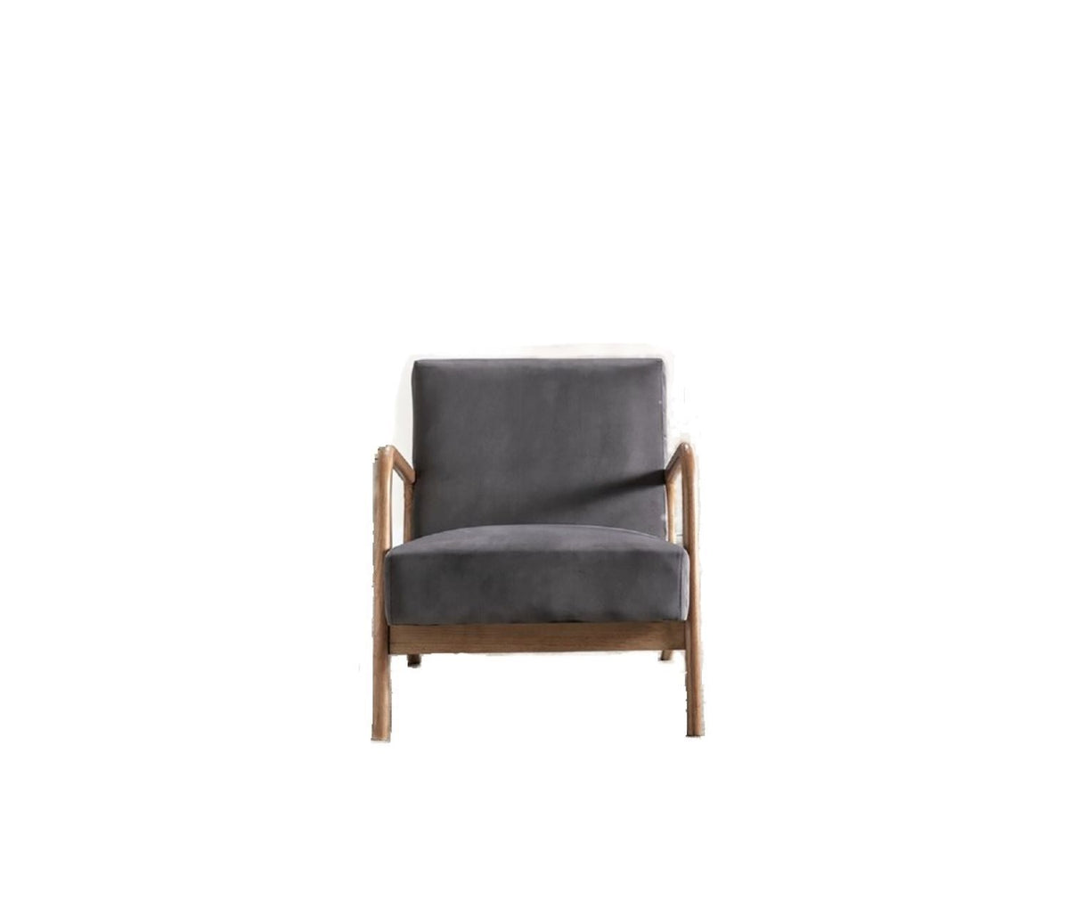 Mid-Century Modern Accent Chair with Cushioning - Multiple Colors