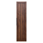 Walnut Buffet Sideboard Cabinet with Adjustable Shelves - Doors & Pantry Storage