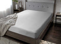 Split California King Mattress Protector with Dri-Tec Moisture-Wicking - White