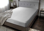 Split California King Mattress Protector with Dri-Tec Moisture-Wicking - White