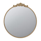 Classic Design Wall Mirror with Baroque-Inspired Frame – Gold or Black