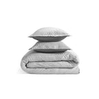 Performance Queen Duvet Set with PowerSnap - Grey