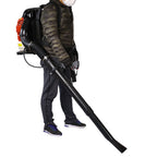Powerful 76Cc 4-Stroke Gasoline Leaf Blower with EPA Compliance - Red