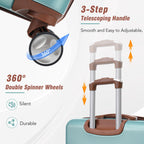 Hardshell Luggage Sets 4 Pieces with TSA Lock - Lightweight, Multiple Colors